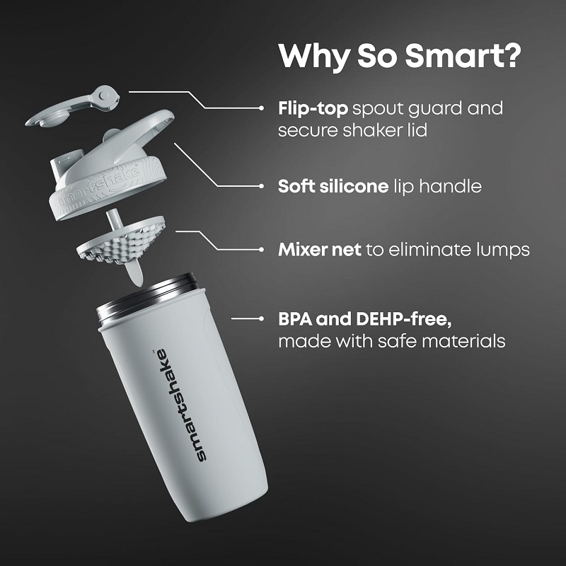 SmartShake Reforce Stainless Steel - Game Of Thrones, Winter Is Coming, 900 ml