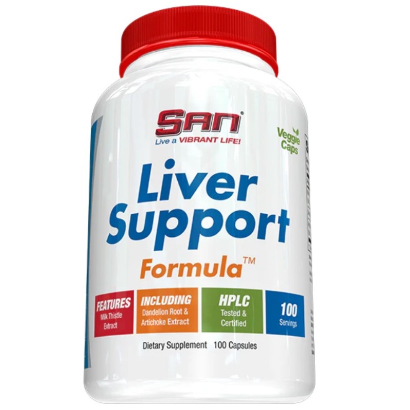 San Liver Support Formula, 100 Veg Capsules