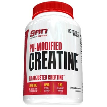 San PH-Modified Creatine, 120 Capsules