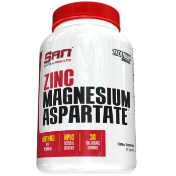 San Zinc Magnesium Aspartate, 90 Capsules