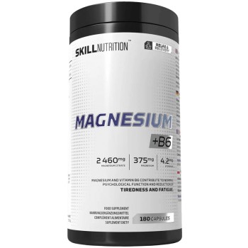 Skill Nutrition Magnesium + B6, 180 Capsules