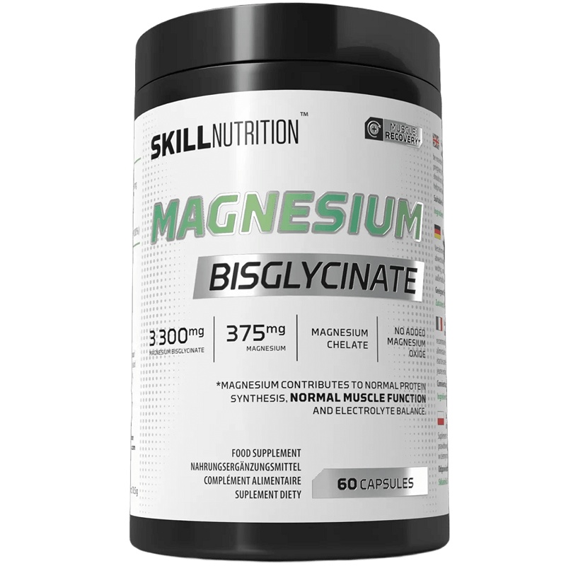 Skill Nutrition Magnesium Bisglycinate, 60 Capsules