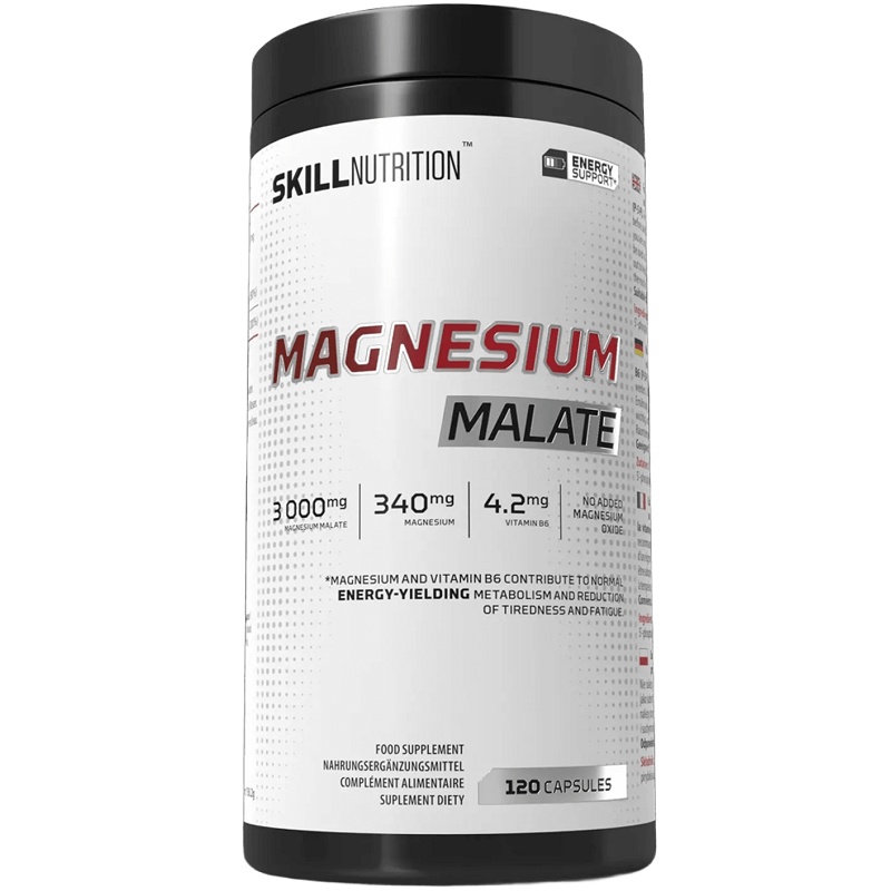 Skill Nutrition Magnesium Malate, 120 Capsules
