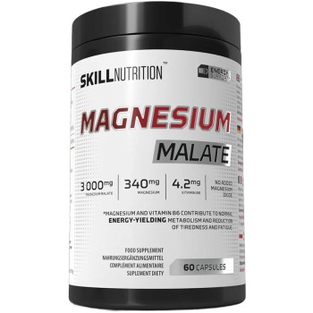 Skill Nutrition Magnesium Malate, 60 Capsules