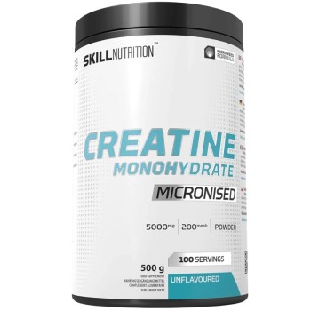 Skill Nutrition Micronised Creatine Monohydrate Natural, 500 Grams