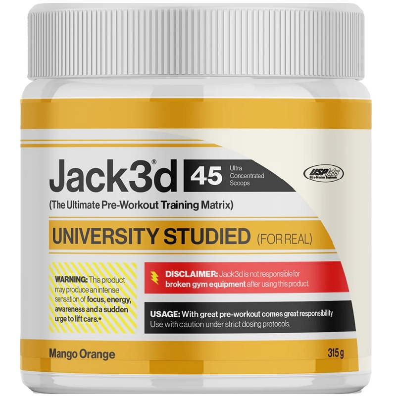 USP Labs Jack3d Advanced Pre-workout, 315 Grams