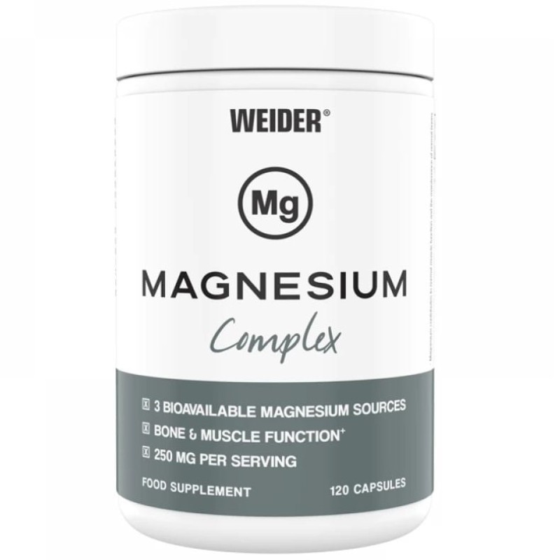 Weider Magnesium Complex, 120 Capsules
